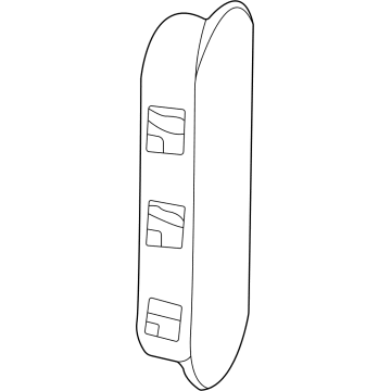 Ford FL3Z-13D712-A Blank Cover