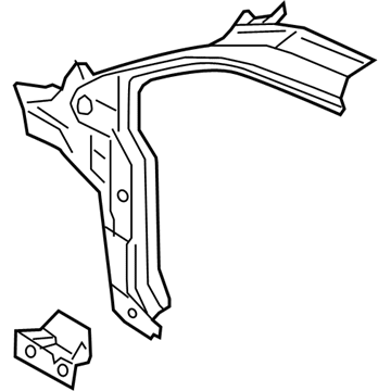 Ford JT1Z-6102504-J Pillar Reinforcement