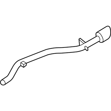 2005 Ford Focus Exhaust Pipe - 4S4Z-5255-AA