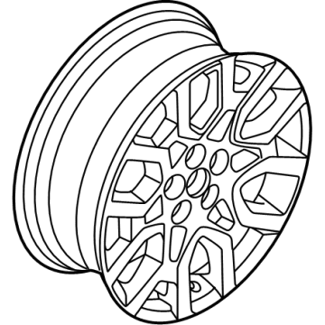 Ford NZ6Z-1007-C Wheel, Alloy