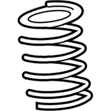 2007 Ford Explorer Sport Trac Coil Springs - 9A2Z-5310-A