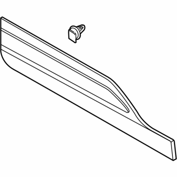 Ford LJ6Z-7825556-AB MOULDING - DOOR OUTSIDE