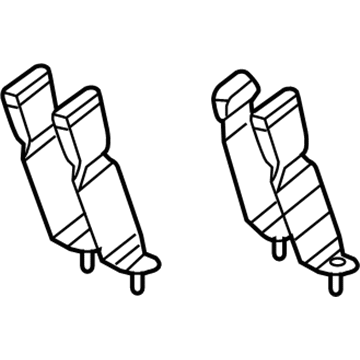 Ford 8C3Z-28611B66-BA Belt And Buckle Assembly