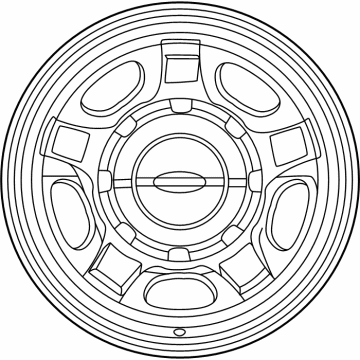 Ford BC3Z-1015-C Wheel, Steel