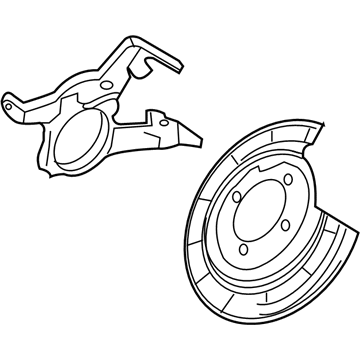 Ford CL8Z-2B540-A Caliper Mount