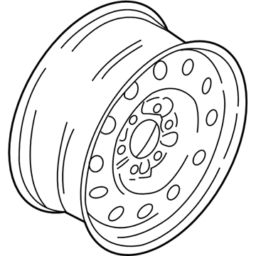 Ford JL1Z-1007-B Wheel, Spare