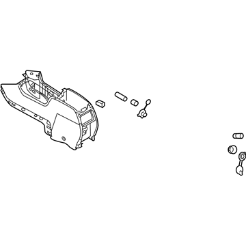 Lincoln MKX Center Console Base - 7A1Z-78045A36-AA