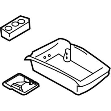 Lincoln 8A1Z-7806202-A Console Panel