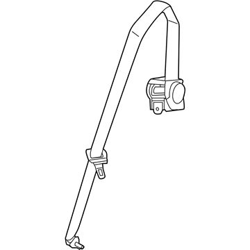 Ford FL3Z-18611B64-AF Seat Belt Assembly