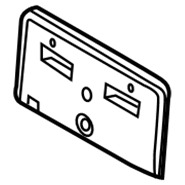 Ford CM5Z-17A385-AA Bracket - License Plate