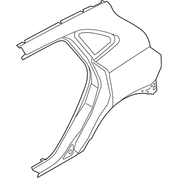 Lincoln EJ7Z-7827840-A Quarter Panel