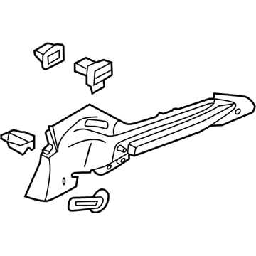 Ford F1EZ-5846809-AA Upper Trim Panel