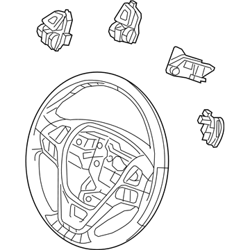2019 Ford Taurus Steering Wheel - DG1Z-3600-BB
