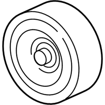 Mercury 6L2Z-6C348-A Idler Pulley