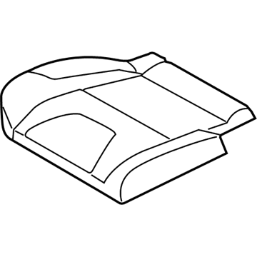 Ford FJ5Z-7863804-AA Rear Seat Cushion Cover Assembly