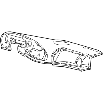 Ford XC2Z-1504320-AAC Instrument Panel