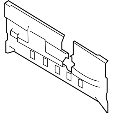 Ford 8C3Z-2540374-BB Trim Assembly - Back Panel