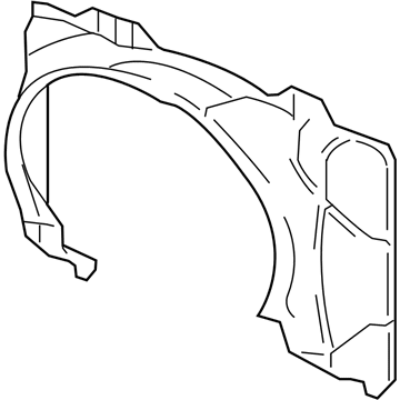 Lincoln 4L1Z-8146-BA Upper Shroud