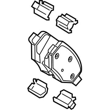 Ford EU2Z-2V200-E Brake Pads