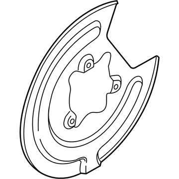 Ford BT4Z-2C028-A Brake Disc Splash Shield