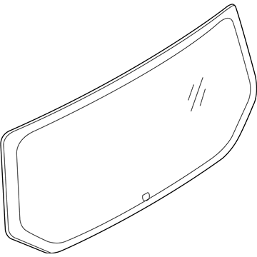 Ford DT1Z-6142006-AB Back Glass