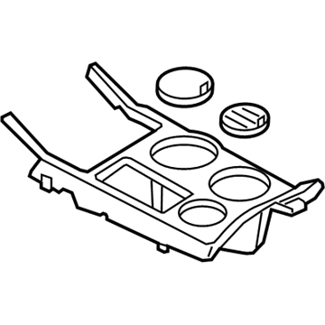 Ford EB5Z-78045A76-CB Panel Assembly - Console