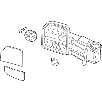 Ford LC3Z-17682-AB Mirror Assembly