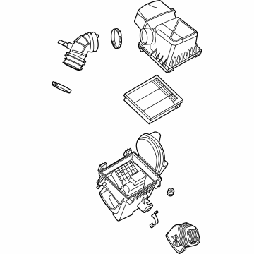 Lincoln LX6Z-9600-F Air Cleaner Assembly