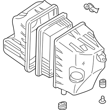 Mercury Mariner Air Filter Box - 7L8Z-9600-BBRM