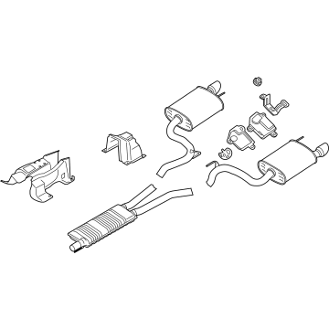 Ford PR3Z-5230-D Muffler & Pipe