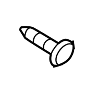 Ford -W709996-S424 Escutcheon Screw