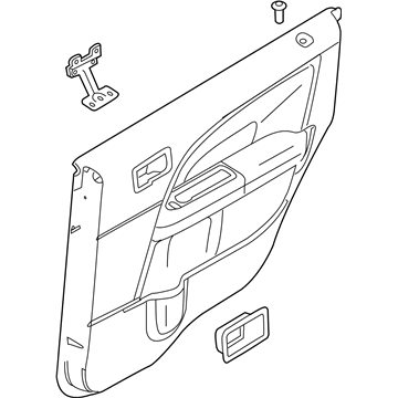 Ford 9F9Z-7427406-AA Door Trim Panel