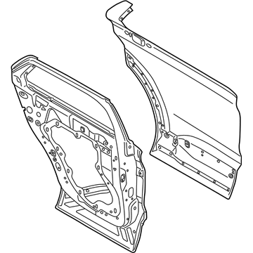 Ford NB5Z-7824630-A Door Assembly