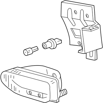 Ford XR3Z-15200-AA Fog Lamp Assembly