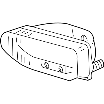 1996 Ford Mustang Fog Light Lens - F4ZZ15L203A