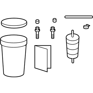 Ford XC3Z-7B155-F Filter Assembly