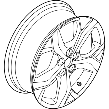 Ford LJ8Z-1007-B WHEEL ASY