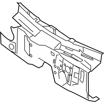 Lincoln 7W1Z-5401670-A Support Brace Insulation