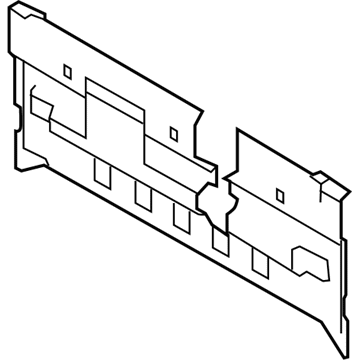 Ford 8C3Z-2540374-AB Back Panel Trim