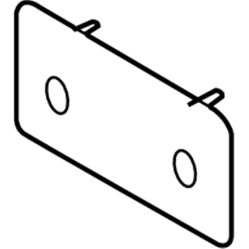 Ford 4L5Z-17A385-AAA License Bracket