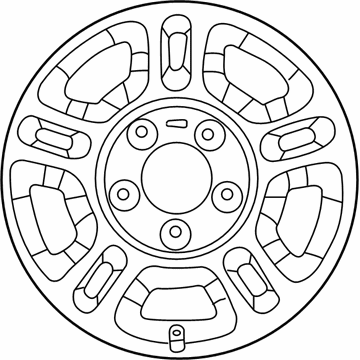 Ford 1L5Z-1015-DA Spare Wheel