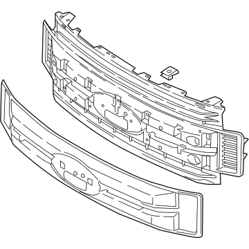 Ford HC3Z-8200-AC Grille Assembly