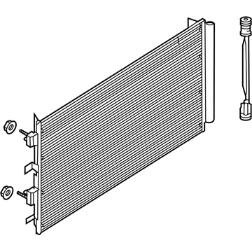 Lincoln LX6Z-19712-B Condenser