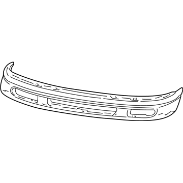 1998 Ford F-250 Bumper - F65Z-17757-AA