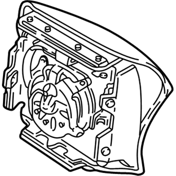 2000 Ford Taurus Steering Wheel - YF1Z-3600-APA