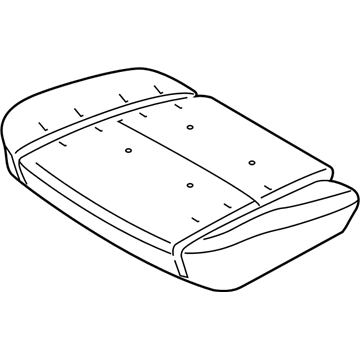 Ford KB3Z-2163841-B PAD - REAR SEAT CUSHION