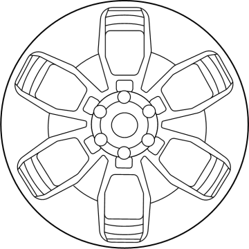 Ford NL3Z-1007-D Wheel, Alloy