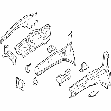 Ford KV6Z-16054-C Apron/Rail Assembly