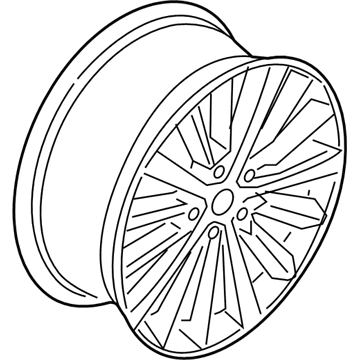 Lincoln HP5Z-1007-A Wheel, Alloy