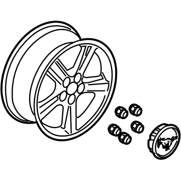 Ford 7R3Z-1007-C Wheel Assembly